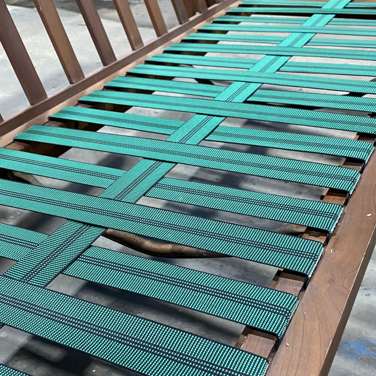 How to replace webbing on Mid Century chairs Restorers Choice