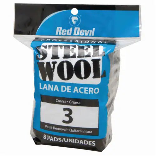Red Devil Steel Wool Coarse Grade 3 for Stripping 100g