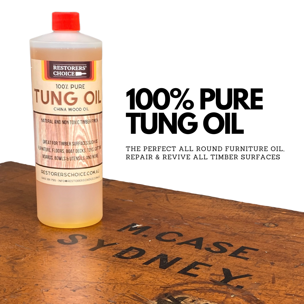 Restorers Choice 100% Pure Tung Oil for Natural Timber Finish