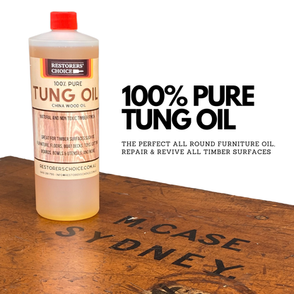 Restorers Choice 100% Pure Tung Oil for Natural Timber Finish