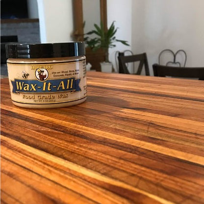 Howard Wax-It-All Food Grade Paste Wax Multi Surface Wood, Stone & Metal Protector