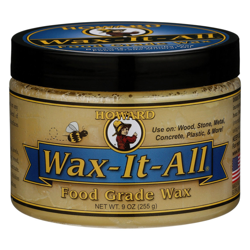 Howard Wax-It-All Food Grade Paste Wax Multi Surface Wood, Stone & Metal Protector