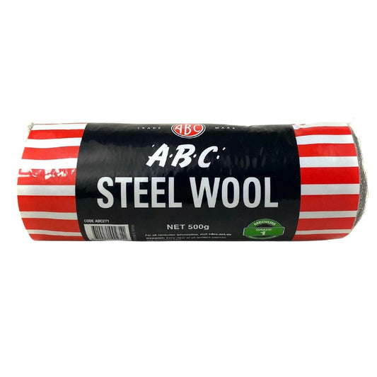 ABC Steel Wool Hank Grade 1 Medium 500g
