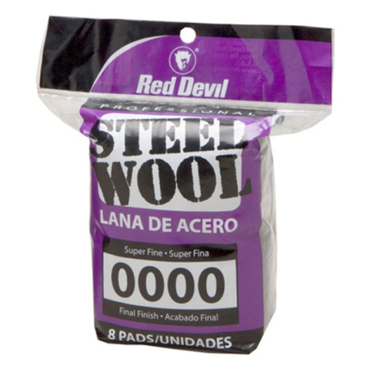 Red Devil Steel Wool Super Fine 0000 for Polishing and Waxing 100g