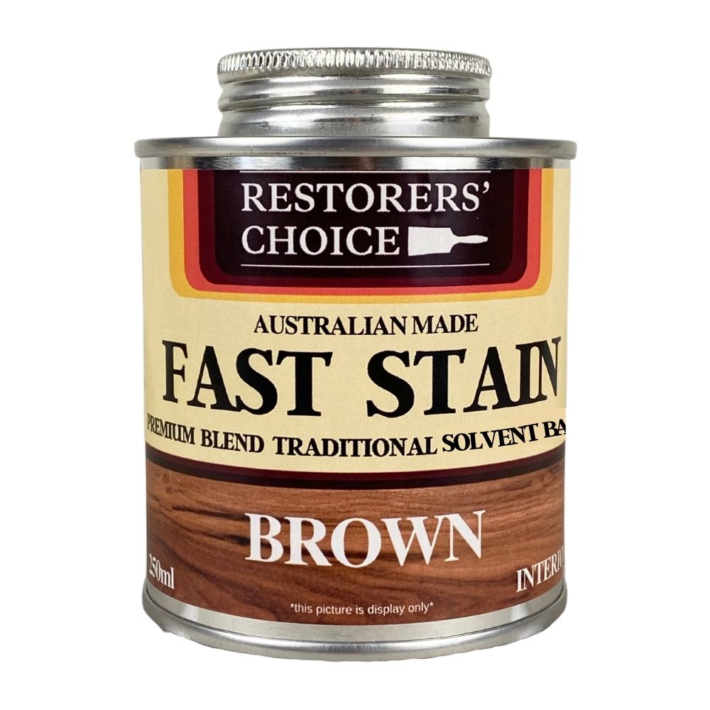 Timber Stain Solvent Based Fast Stain 6 Classic Colours 250ml