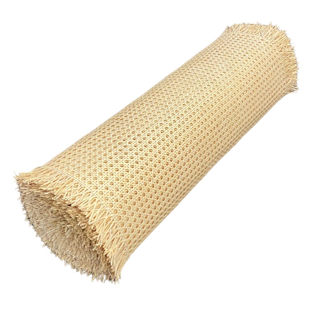 Rattan Cane Webbing Hexagon Pattern Semi Bleached 610mm Width