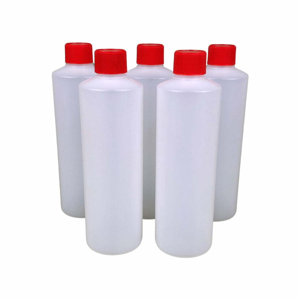 500ml Heavy Duty Plastic Bottle Polyethylene 10 pack