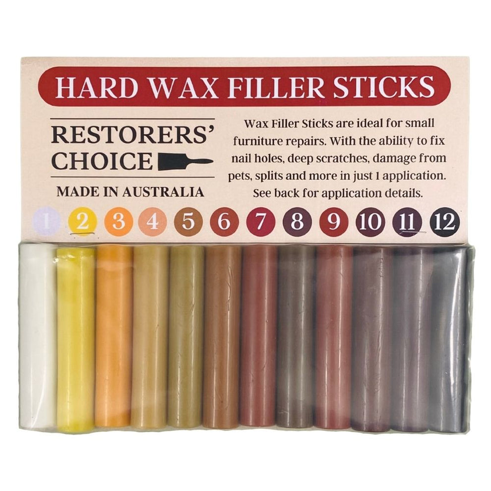 Hard Wax Filler Sticks for Small Repairs Restorers Choice